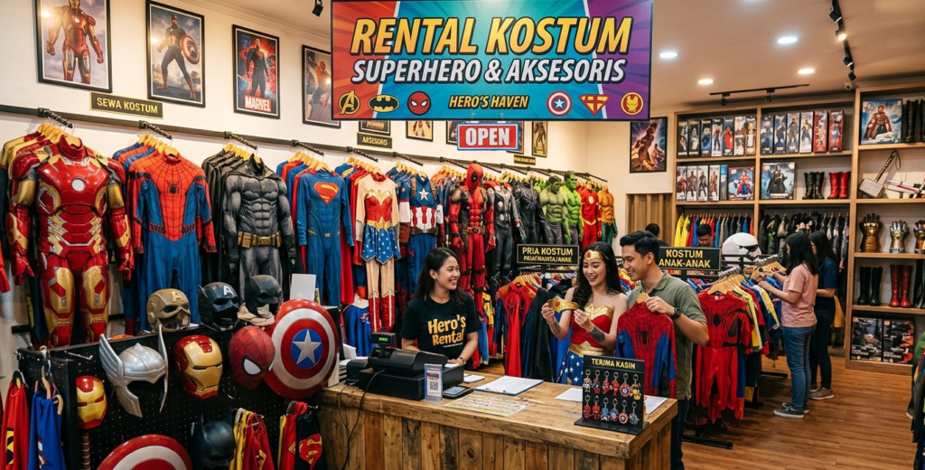 Sewa Kostum Superhero Sidoarjo Pilihan No 1